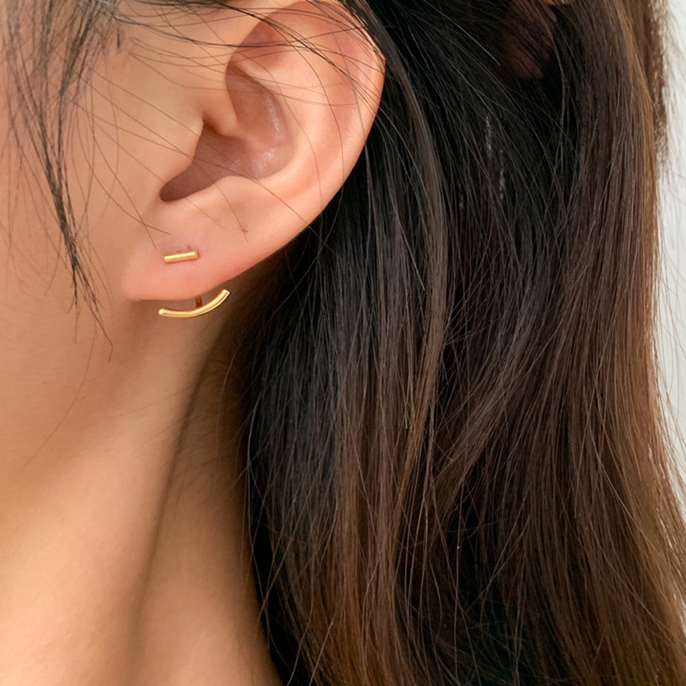 Ear Hugger Bar Jacket Earring