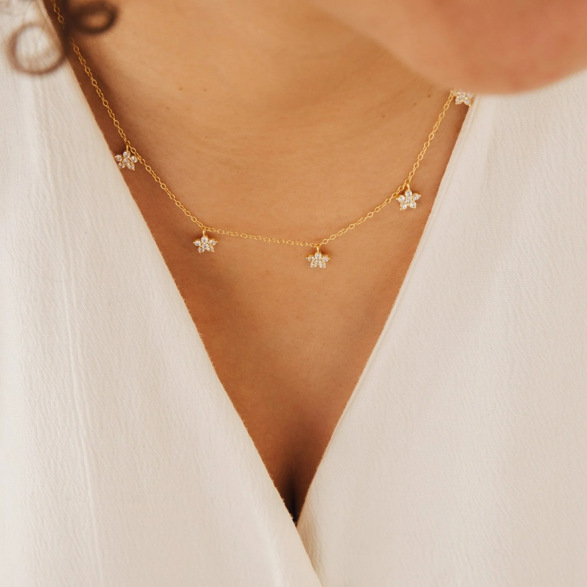 Delicate Flower Necklace