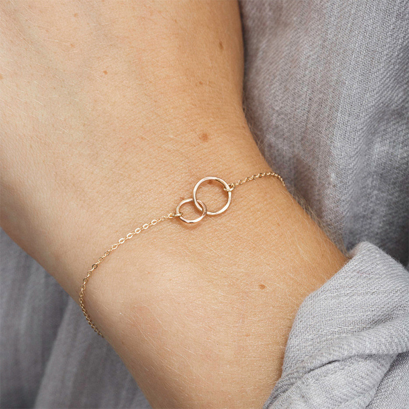 Intertwined rings bracelet - Intertwined rings
