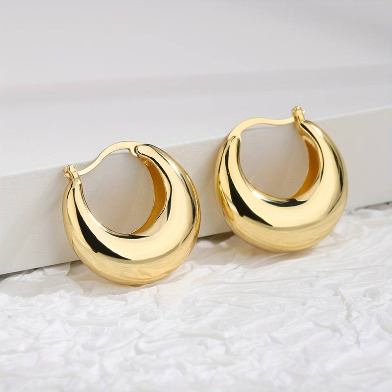 Thick Open Earrings
