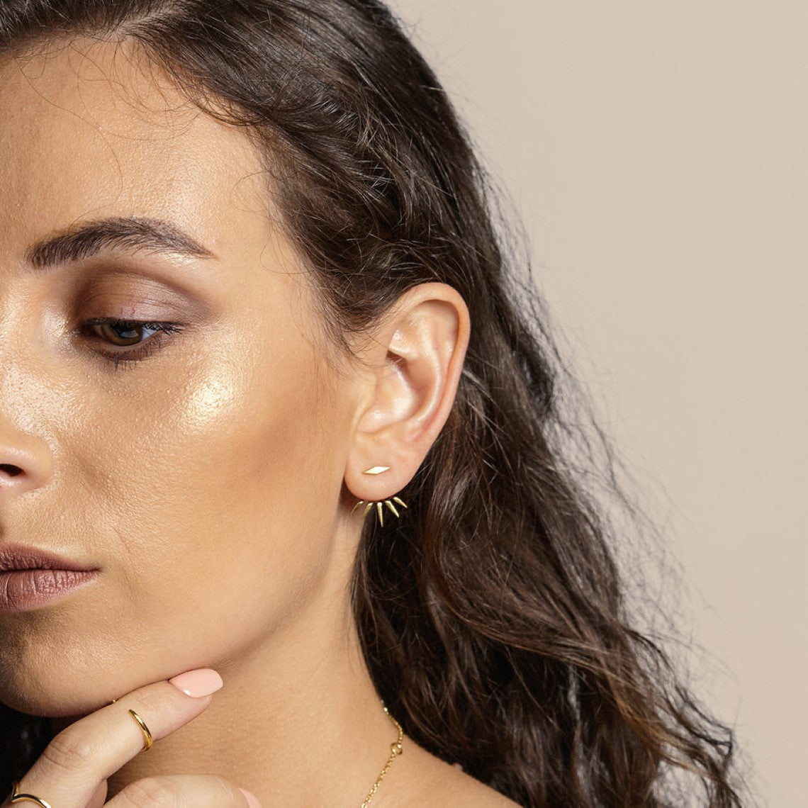 Spike earrings - Minimalist earrings