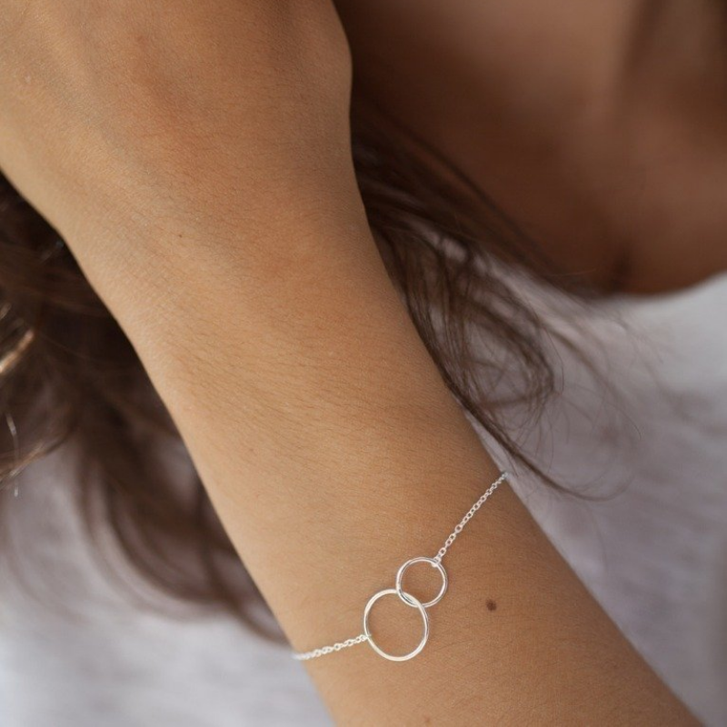 Intertwined rings bracelet - Intertwined rings