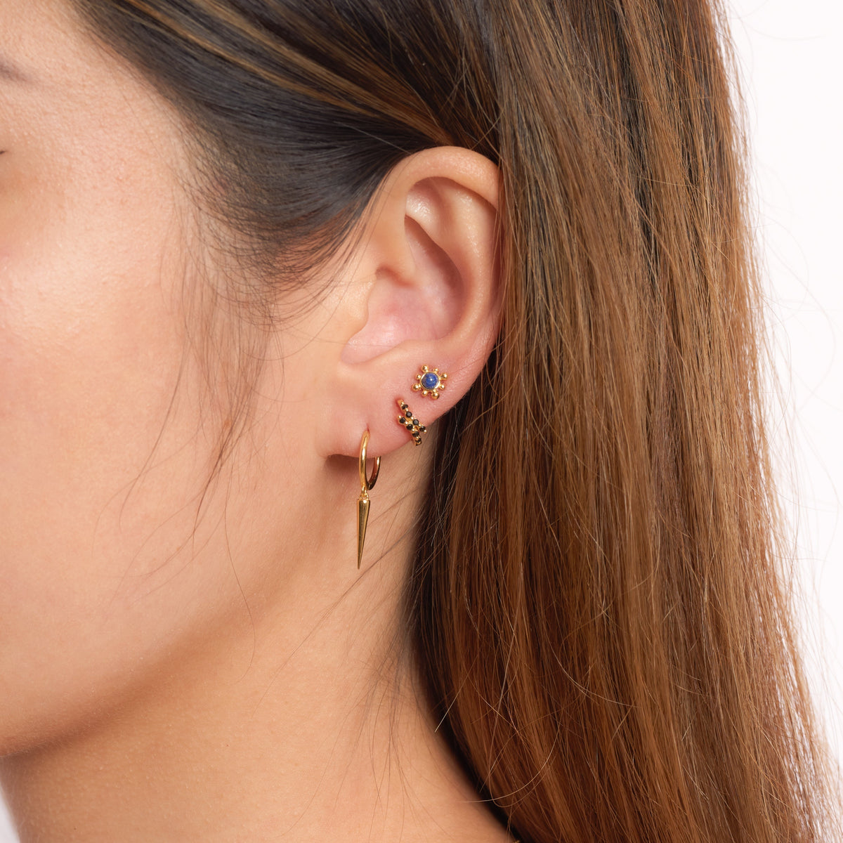 Kamala - Angular Spike Earrings