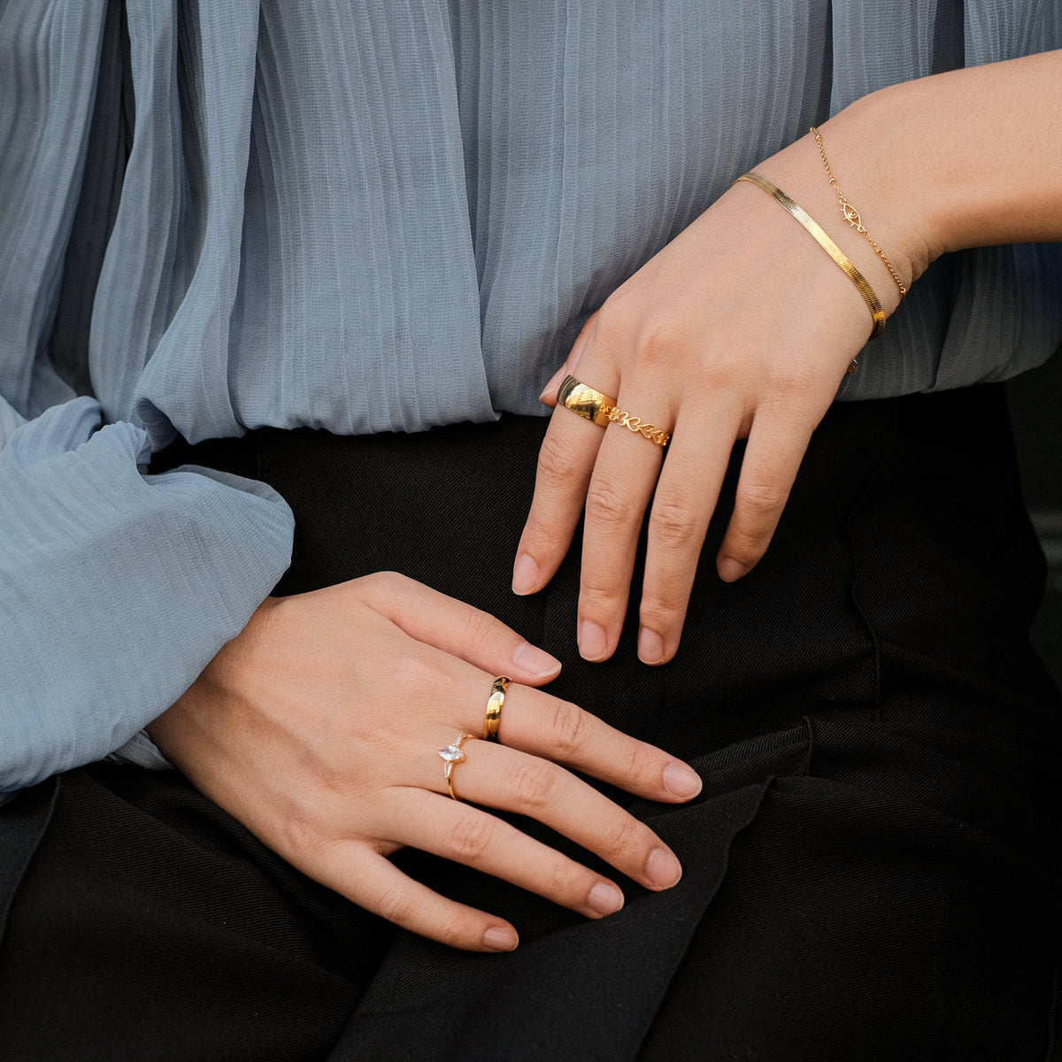 Jia - High heart ring