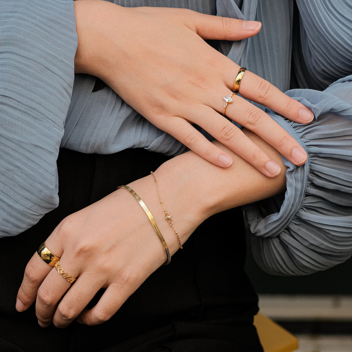 Jia - High heart ring