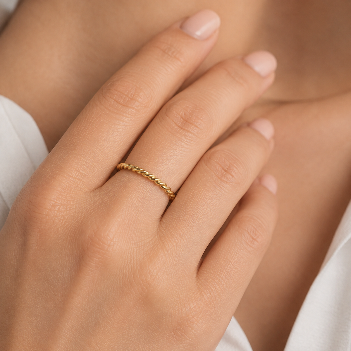 Manon – Stackable Braided Ring