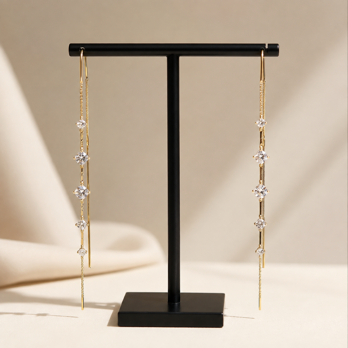 Jandi - Drop Earrings with Thread