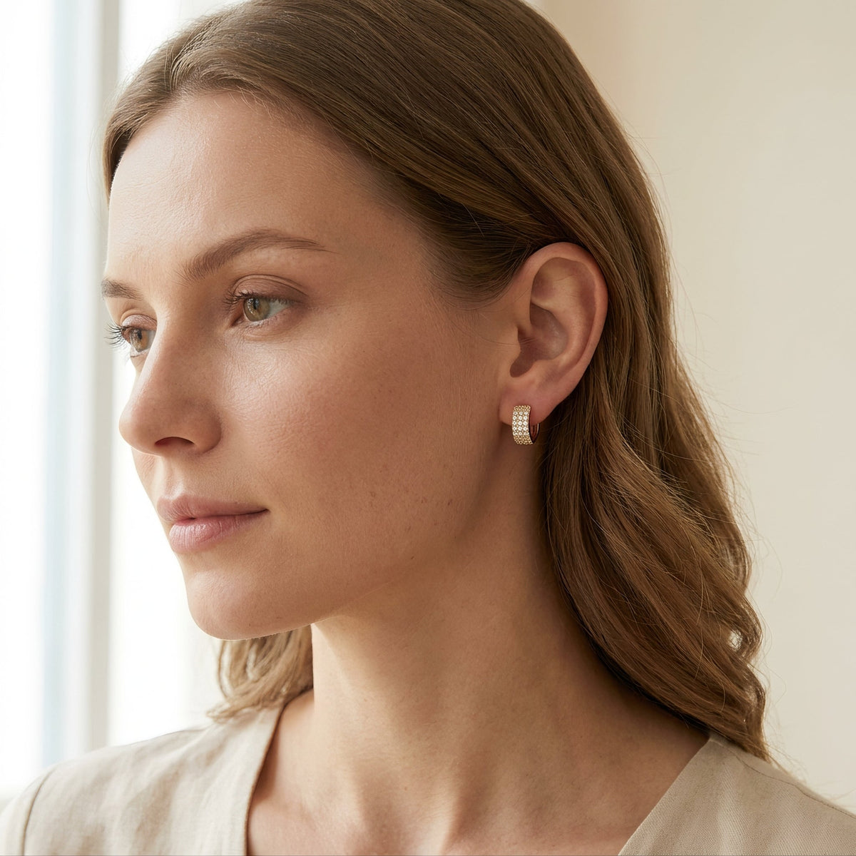 Tomiko - Wide Hoops