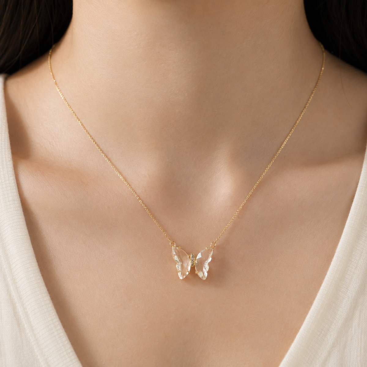 Evelyn - Butterfly Shaped Necklace