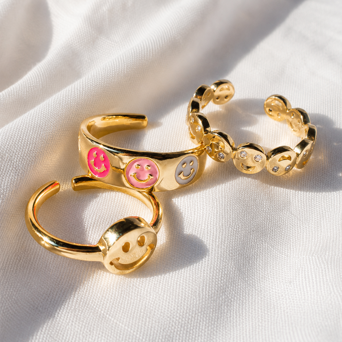 Smiley - Colorful smiling ring