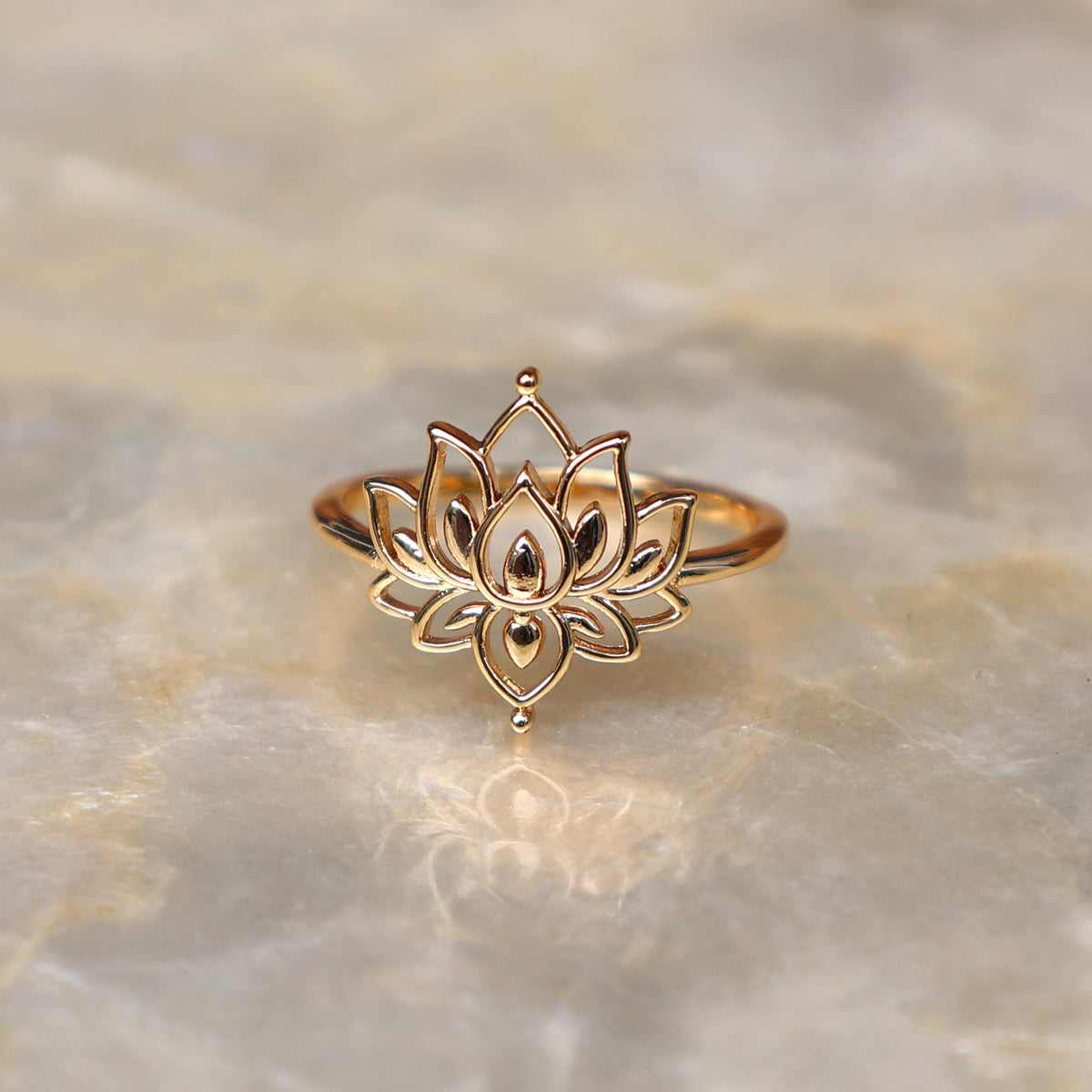 Lotus Flower - Delicate Ring