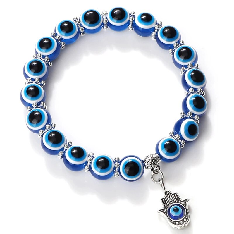 Evil Eye Ocean Style Ankle Bracelet - Karma and Luck