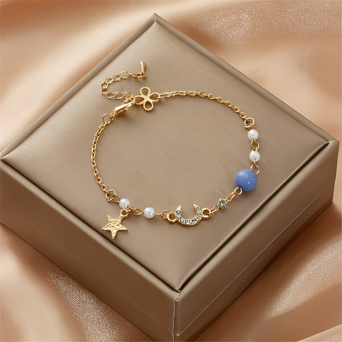 Selina – Moon and Star Bracelet