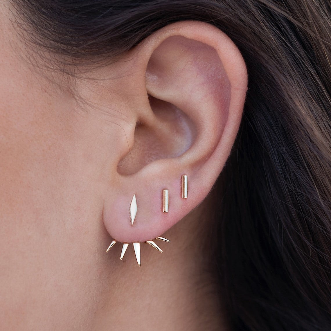 Spike earrings - Minimalist earrings