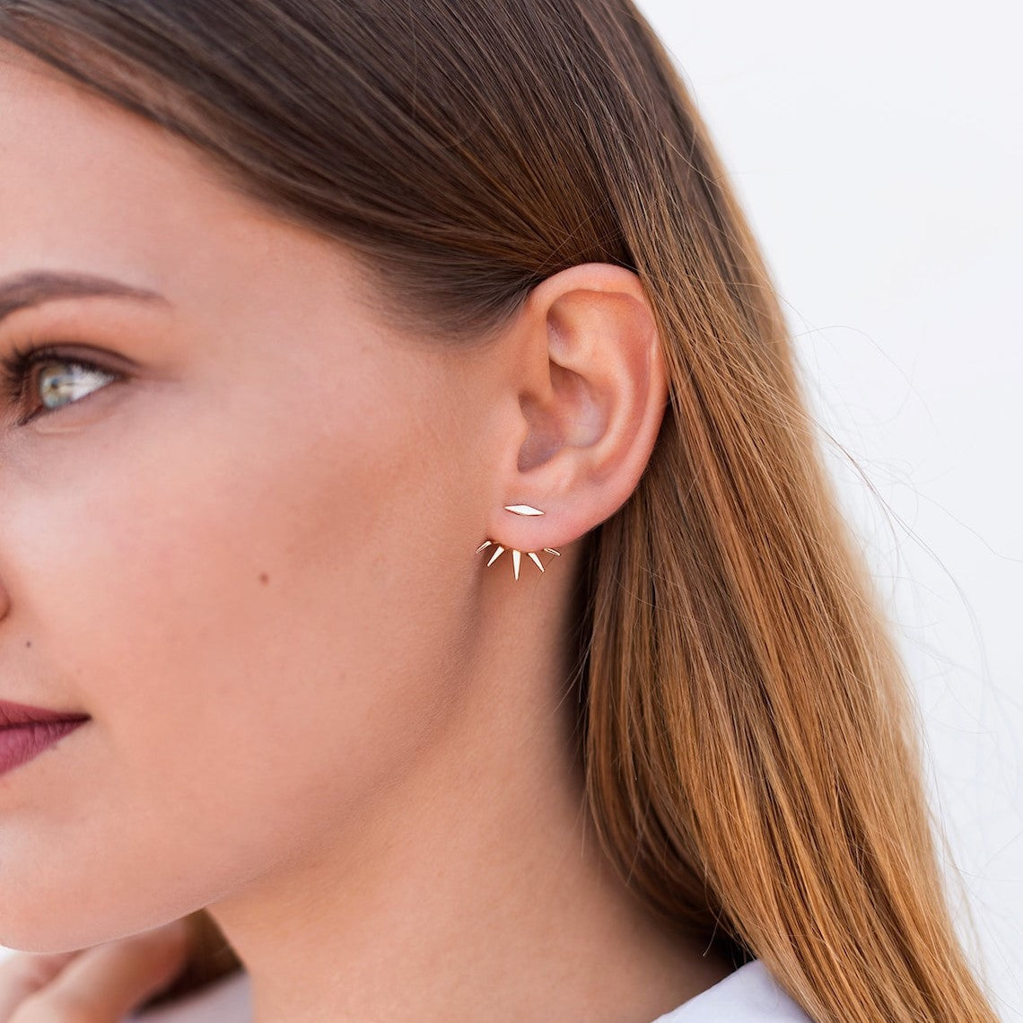 Spike earrings - Minimalist earrings