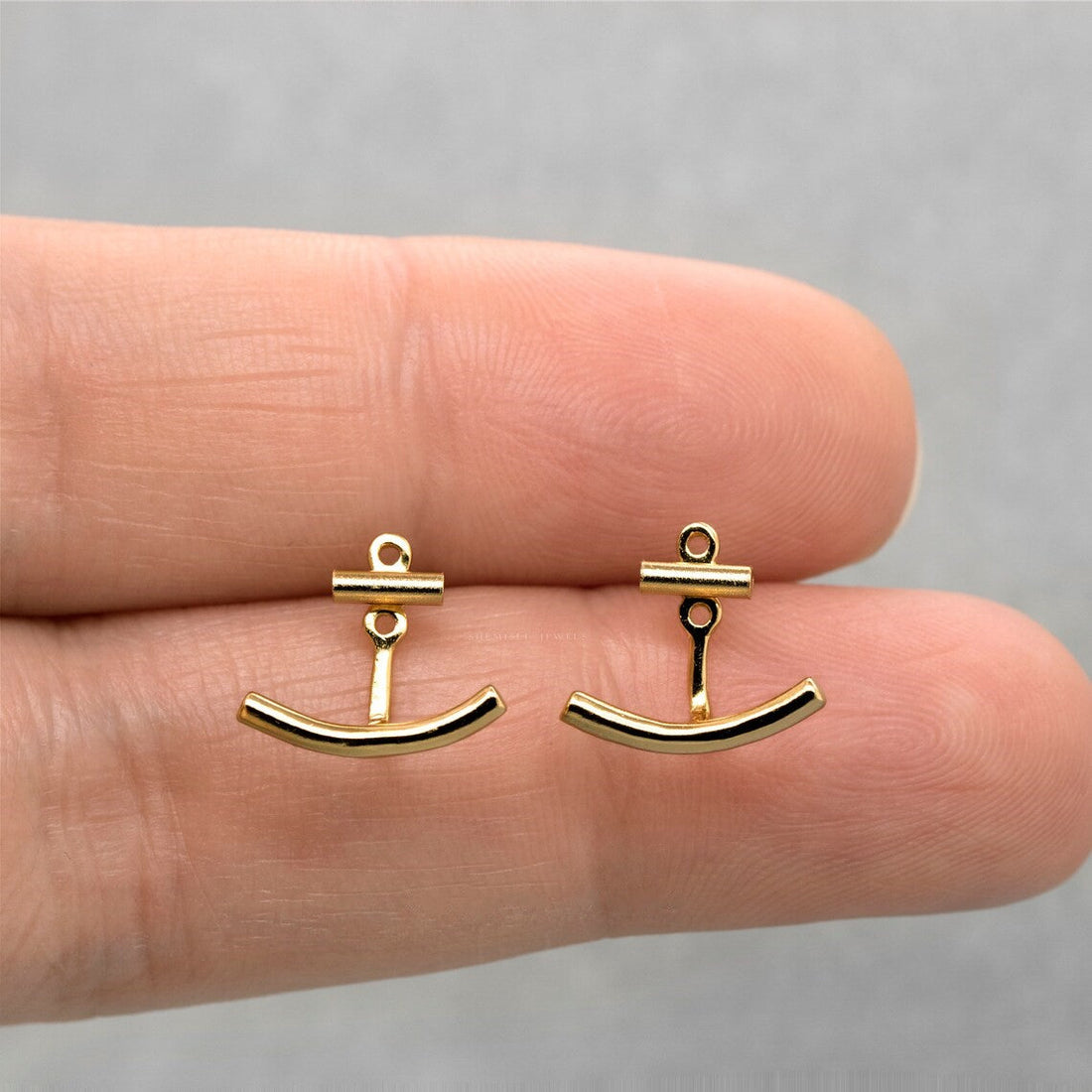 Ear Hugger Bar Jacket Earring