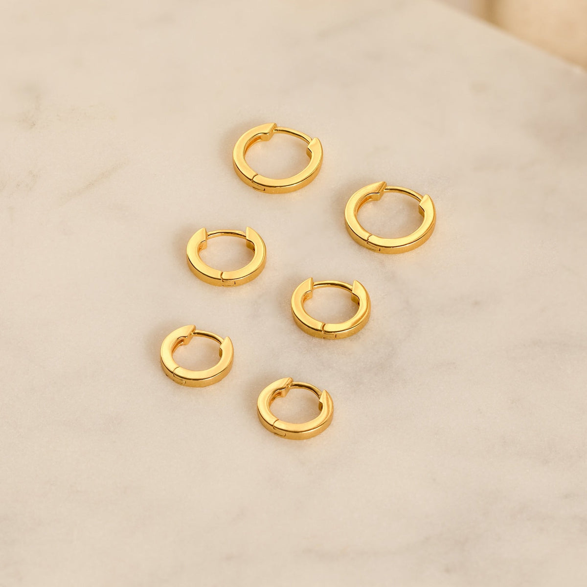Minimal Huggie Hoops - Buckle Hoops