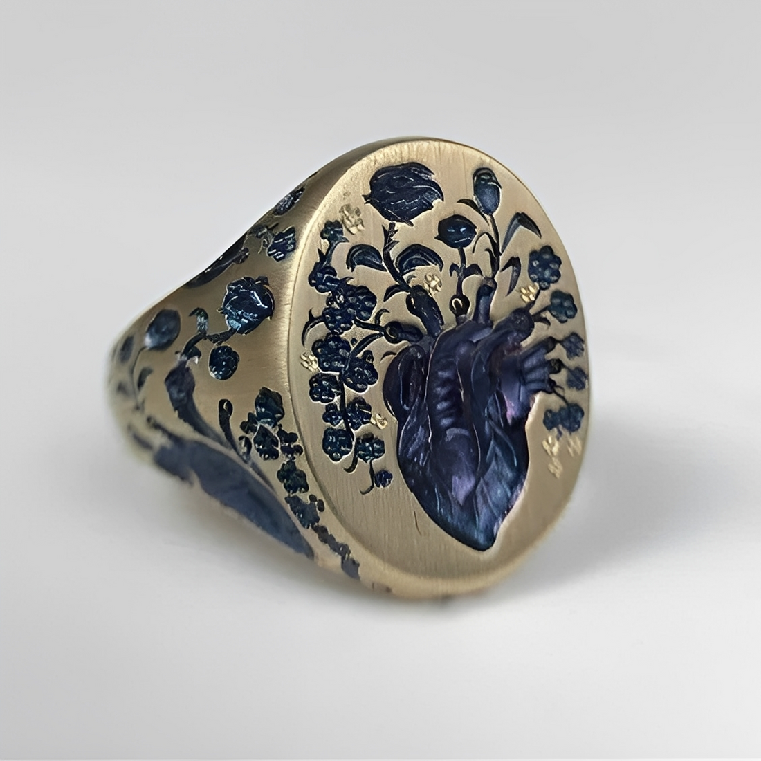 Han – Vintage Floral Gold Ring