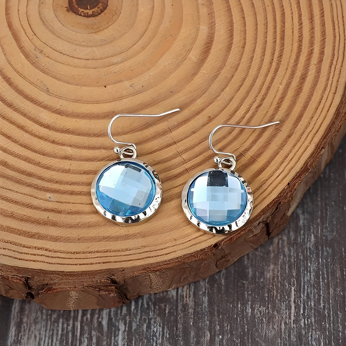Azura – Vintage Blue Earrings