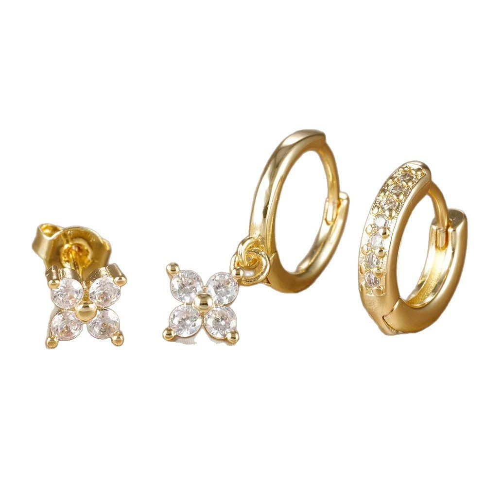Mariana – Set of Three Elegant Earrings
