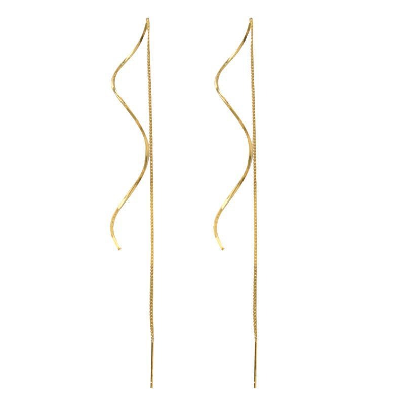 Adison – Spiral Tassel Earrings