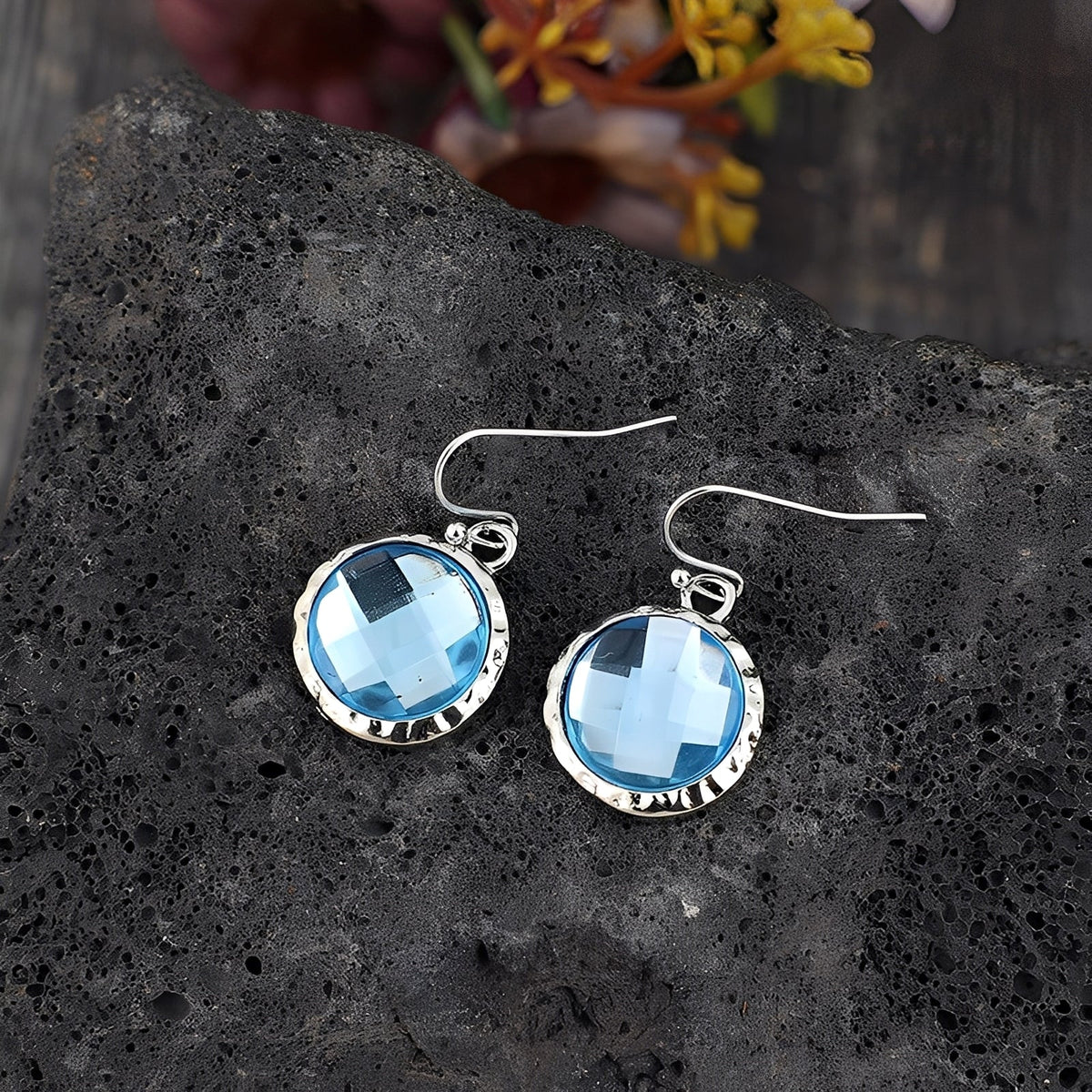 Azura – Vintage Blue Earrings