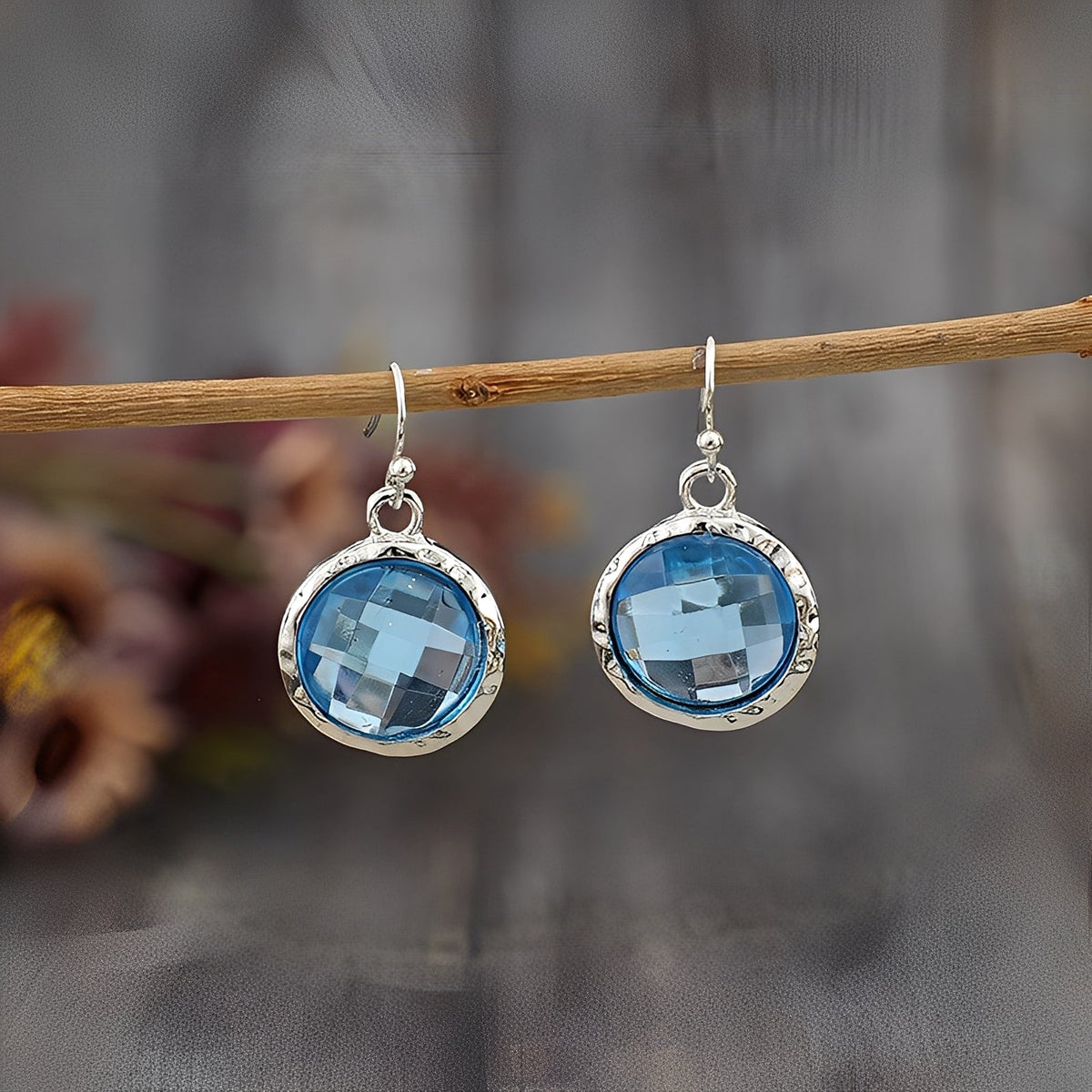 Azura – Vintage Blue Earrings