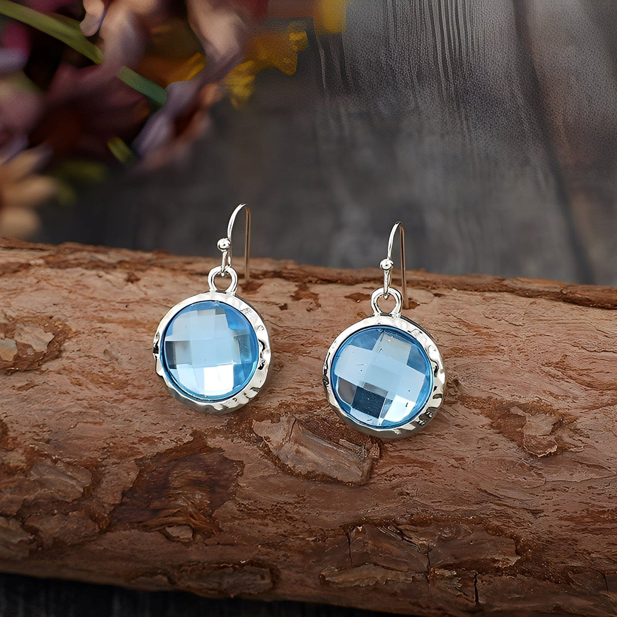Azura – Vintage Blue Earrings