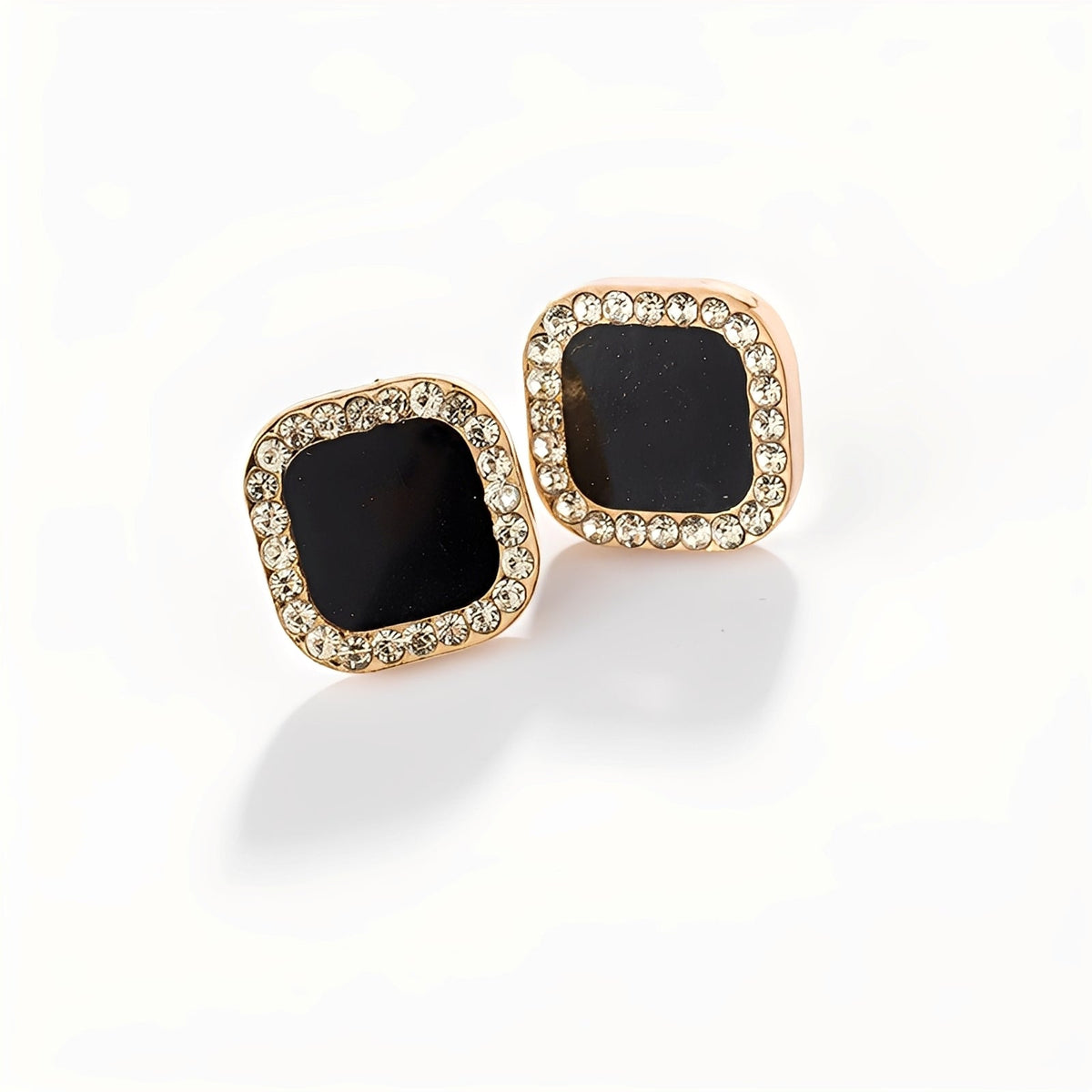 Catherine – Elegant Earrings with Dark Details
