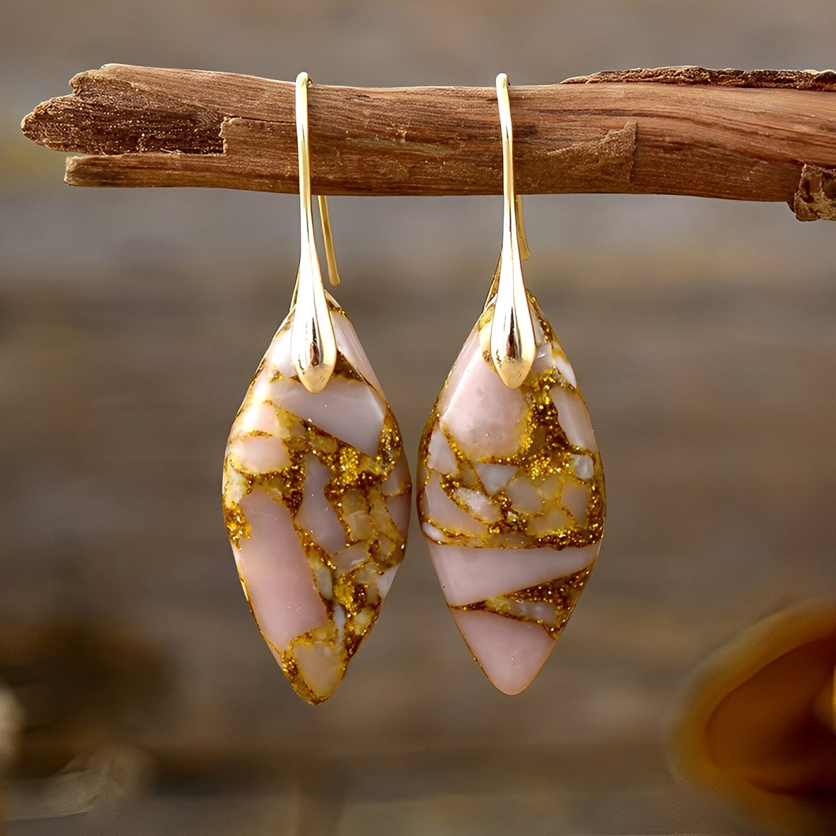 Lucie – Natural Stone Earrings