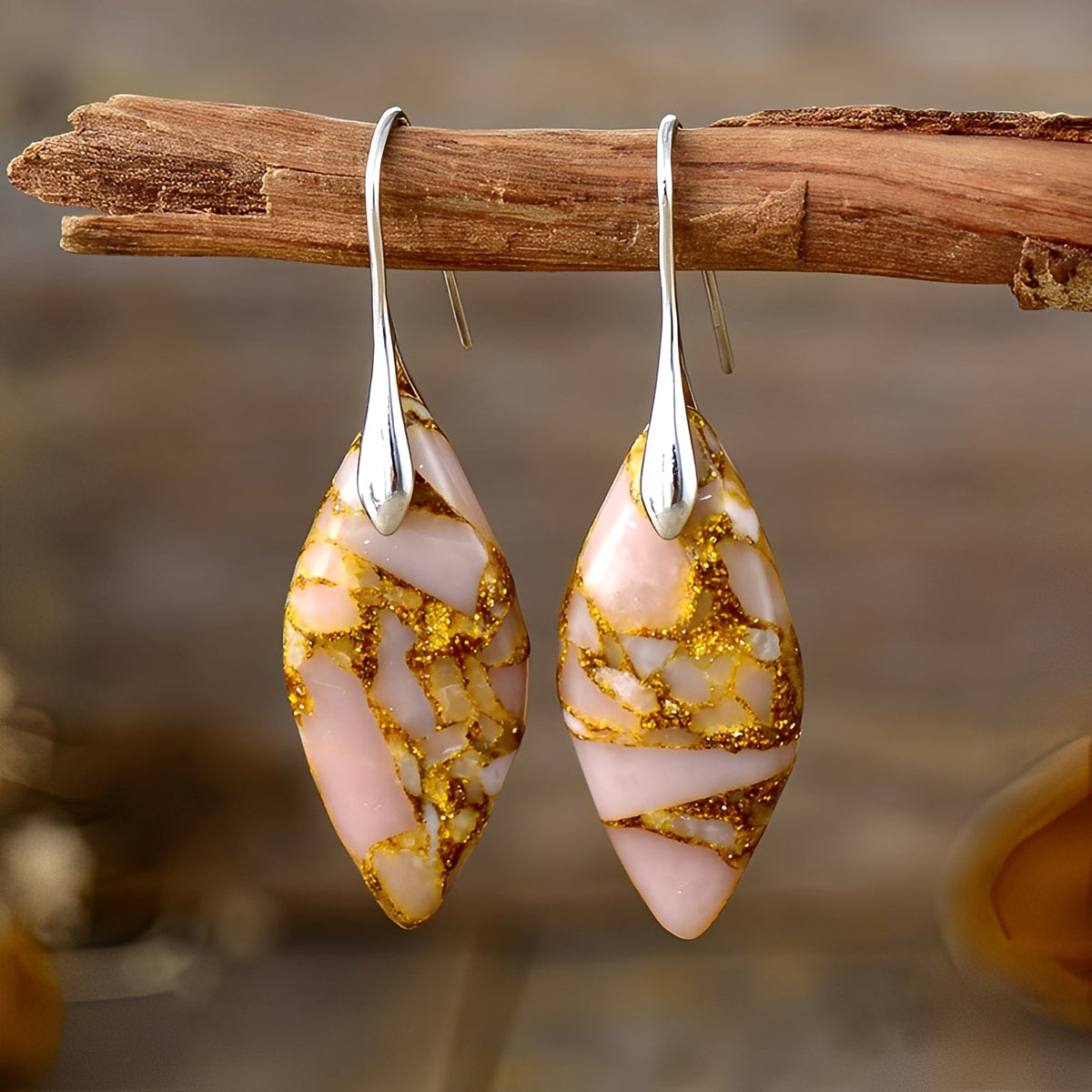 Lucie – Natural Stone Earrings